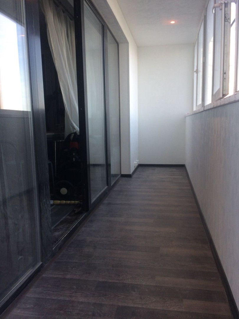 Теплое остекление профилем Rehau и объединение балкона с комнатой в Пушкино